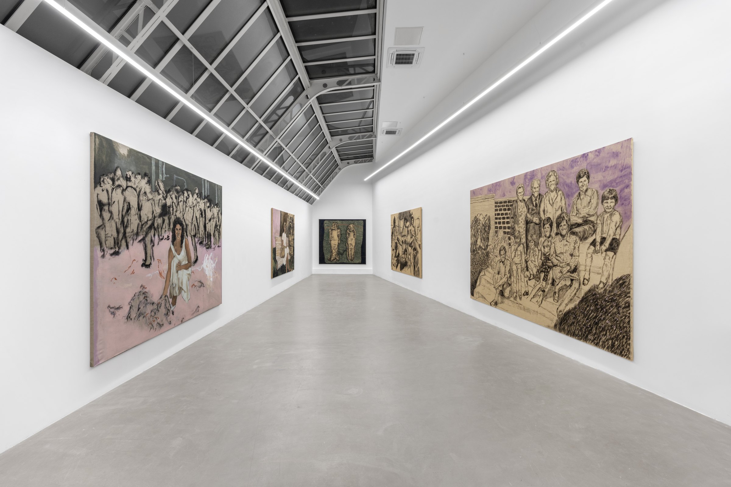 Installation view of On aurait pu se rencontrer, Elias Loudiyi, Bremond Capela, Paris, 2026