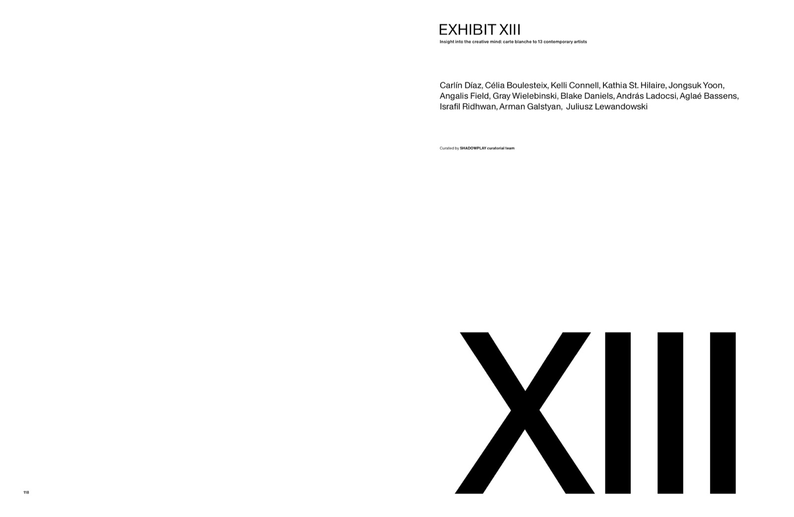 Shadowplay — Exhibit XIII