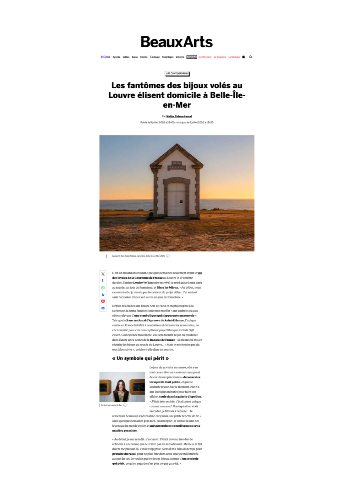 Beaux Arts article