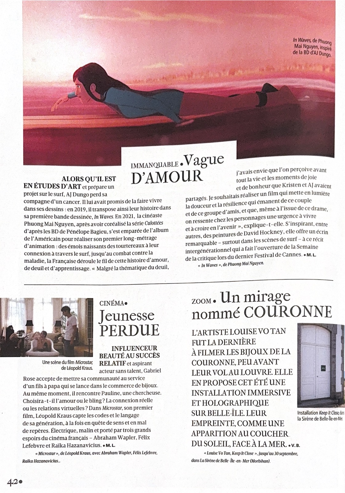 Madame Figaro coverage of Louise Vo Tan