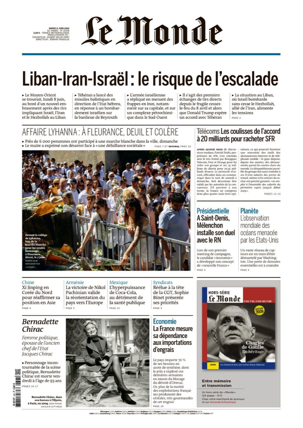 Le Monde press clipping